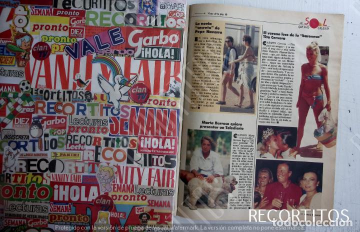 Coleccionismo de Revistas y Peri&oacute;dicos: TITA CERVERA CARMEN THYSSEN MISS ESPA&Ntilde;A rocio jurado