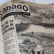 Coleccionismo de Revistas y Periódicos: SÁBADO GRÁFICO - AÑO 1959 -TOMO CON 20 REVISTAS / DEL 120 AL 139 - BUEN ESTADO ¡MIRA FOTOS/DETALLES!
