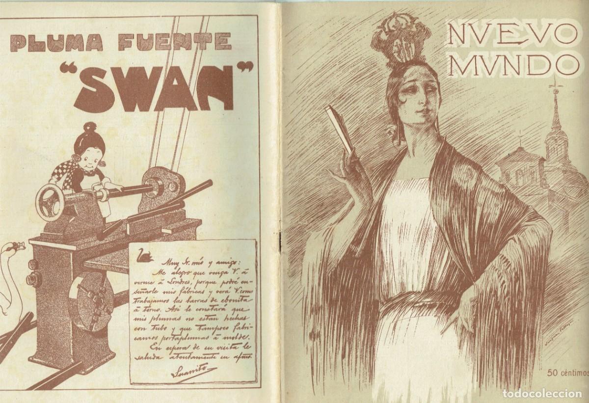 Coleccionismo de Revistas y Peri&oacute;dicos: NUEVO MUNDO. N&ordm; 1528. 4 MAYO 1923. 1&ordm; DE MAYO EN MADRID/SAL&Oacute;N DEL AUTOMOVIL /BOXEO EN ESPA&Ntilde;A(B/39.1)