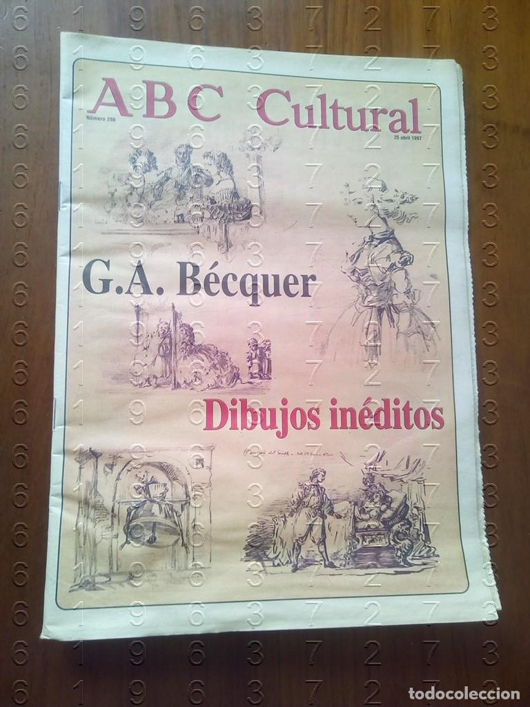 Coleccionismo de Revistas y Peri&oacute;dicos: GUSTAVO ADOLFO BECQUER DIBUJOS INEDITOS 25 ABRIL 1997 ABC U20