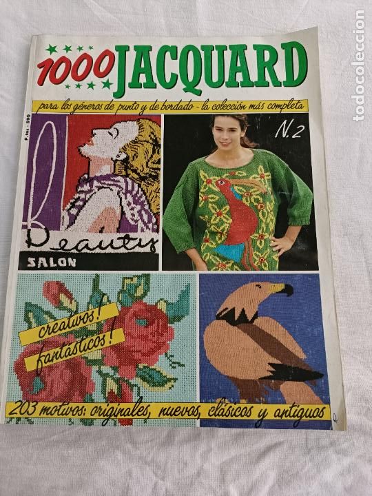Collezionismo di Riviste e Giornali: 1000 JACQUARD 2, PARA LOS GENEROS DE PUNTO Y DE BORDADO. LA COLECCI&Oacute;N M&Aacute;S COMPLETA