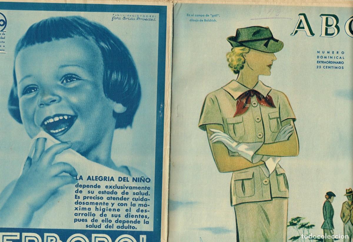 Coleccionismo de Revistas y Peri&oacute;dicos: ABC DOMINICAL EXTRAORDINARIO. EN EL CAMPO DE GOLF. S&Oacute;LO HOJAS A COLOR. (B39.1)