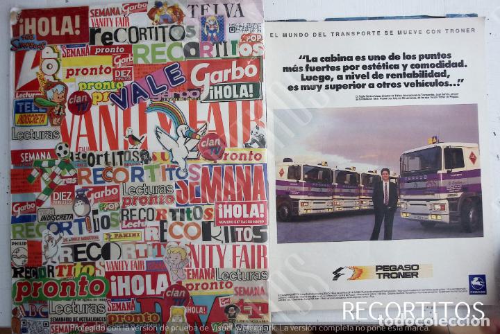 Coleccionismo de revistas y peri&oacute;dicos: ANUNCIO PUBLICIDAD PEGASO TRONER CAMION