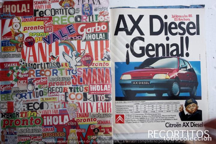 Coleccionismo de Revistas y Peri&oacute;dicos: CITROEN AX PUBLICIDAD