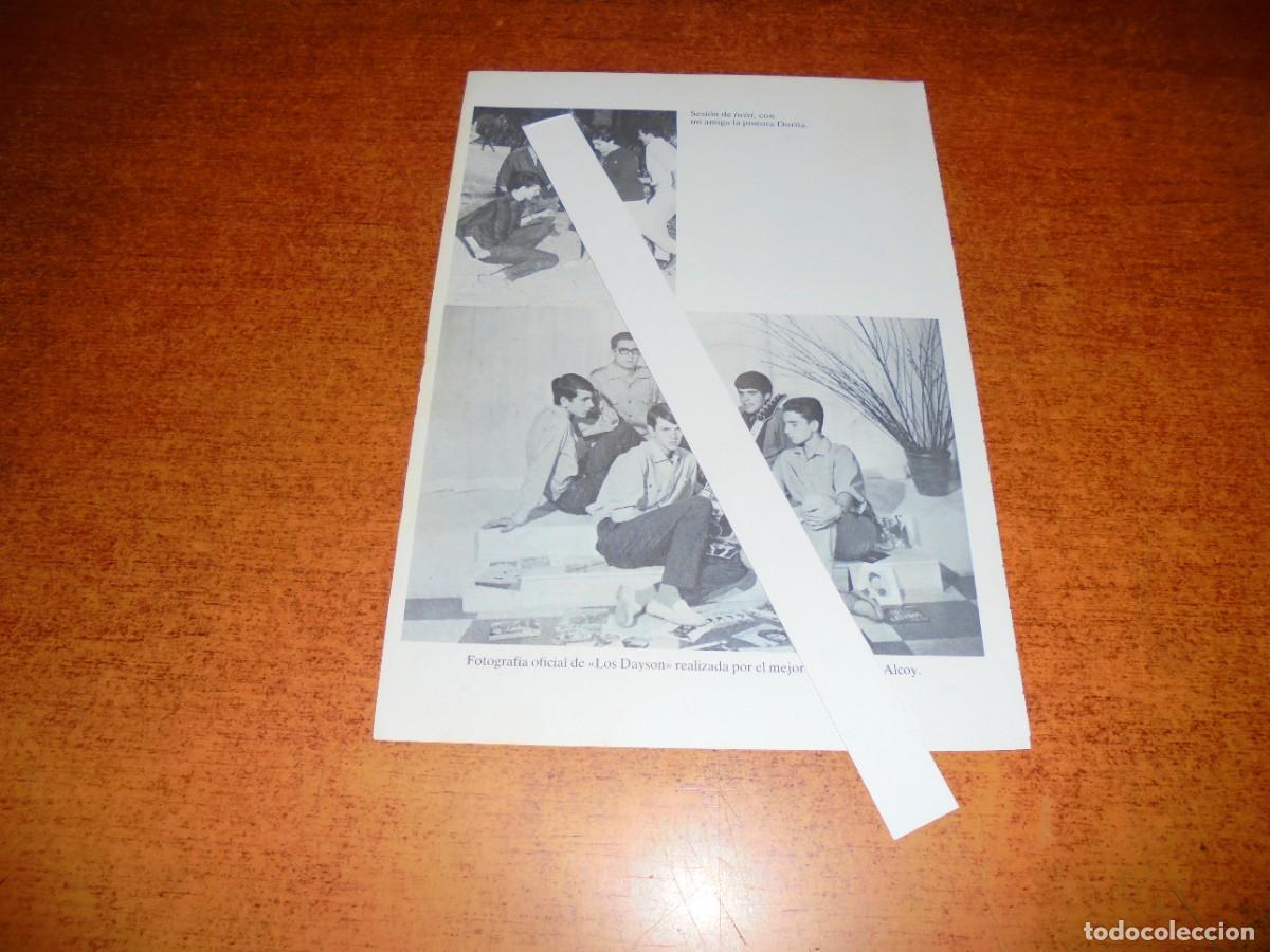 Coleccionismo de revistas y peri&oacute;dicos: RARO RETAL DE REVISTA O LIBRO: CAMILO SESTO CON LOS DAYSON. BAILANDO. FOTOS FAMILIARES. CON NOVIA.