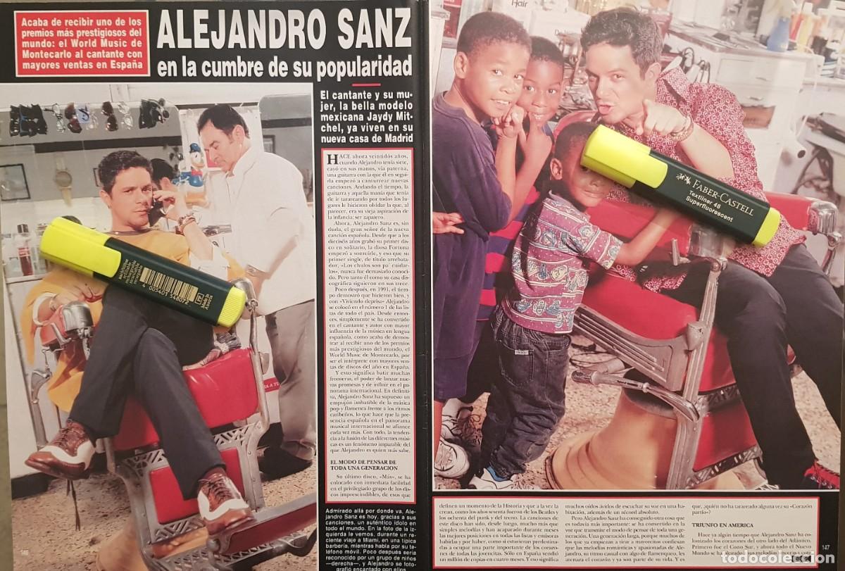 Coleccionismo de Revistas y Peri&oacute;dicos: Reportaje Alejandro Sanz 03.06.99