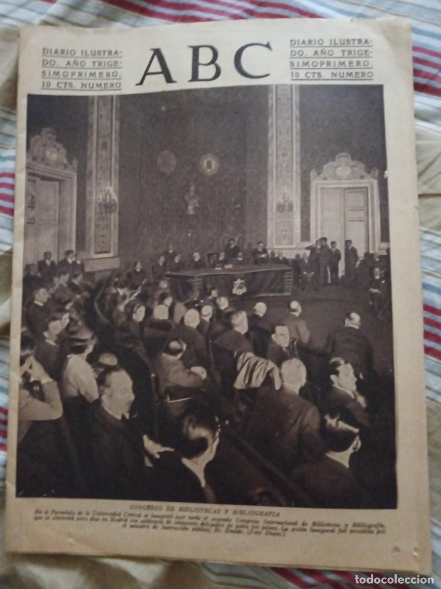 Coleccionismo de Revistas y Peri&oacute;dicos: Peri&oacute;dico ABC A&Ntilde;O TRIG&Eacute;SIMO PRIMERO