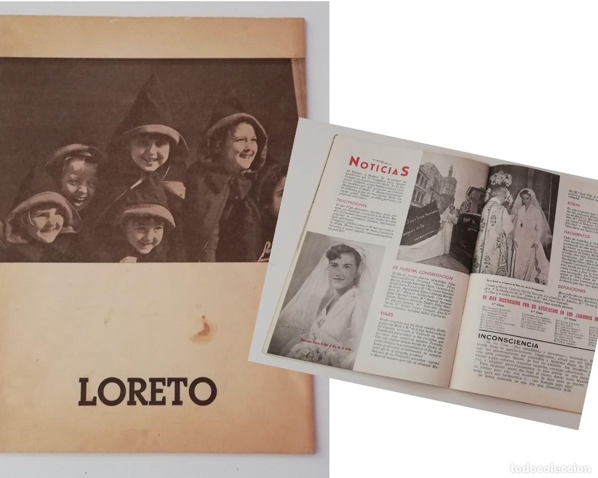 Collezionismo di Riviste e Giornali: COLEGIO LORETO VALENCIA: ANTIGUA REVISTA /OLD MAGAZINE N&ordm; 19 ENERO 1954