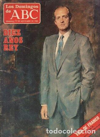 Coleccionismo de Revistas y Peri&oacute;dicos: LOS DOMINGOS DE ABC SUPLEMENTO SEMANAL 17 DE NOVIEMBRE DE 1985 - A-REV-2613