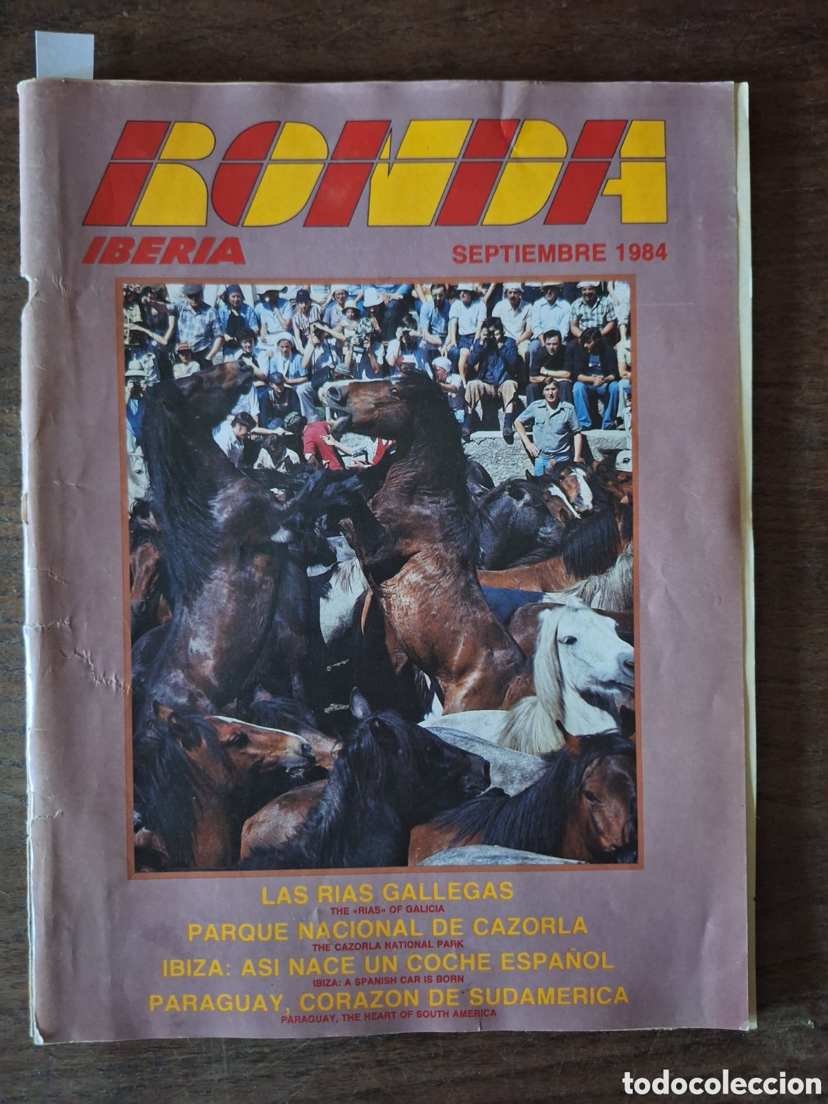 Sammeln von Zeitschriften und Zeitungen: Revista ronda iberia de septiembre 1984 seat ibiza