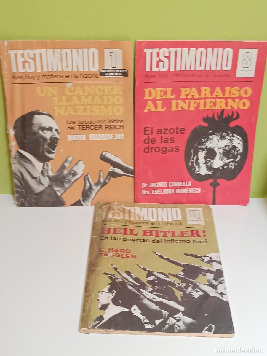 Coleccionismo de Revistas y Peri&oacute;dicos: Lote revistas testimonio