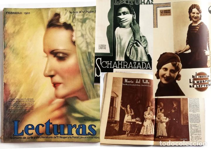 Colecionismo de Revistas e Jornais: ANTIGUA REVISTA/ OLD MAGAZINE: LECTURAS FEBRERO 1935 N&ordm; 165.