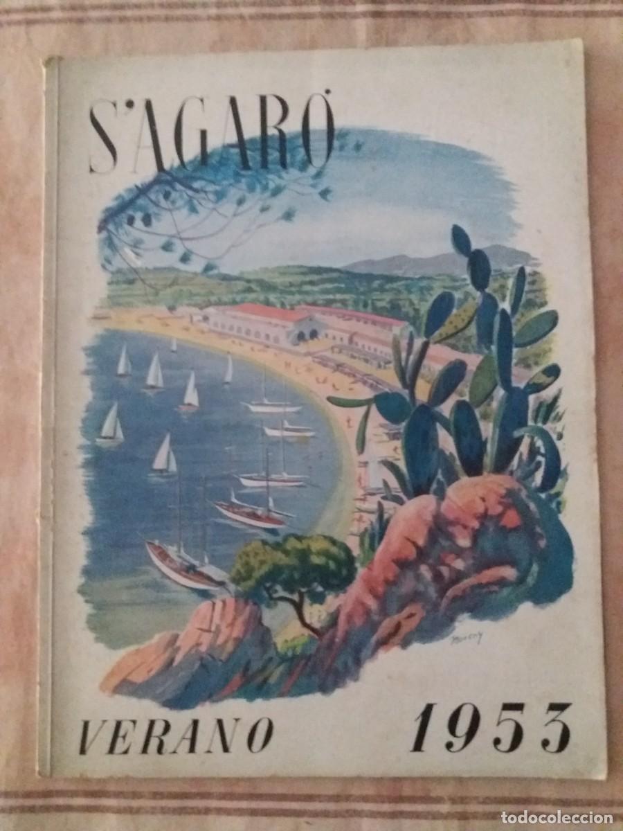 Collectionnisme de Revues et Journaux: REVISTA S'AGARO, GIRONA - VERANO 1953. DIBUJO DE MONENY.