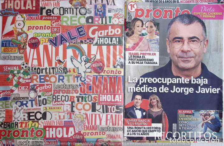 Coleccionismo de Revistas y Peri&oacute;dicos: RECORTE PORTADA ISABEL PREYSLER TAMARA FALCO JORGE JAVIER VAZQUEZ