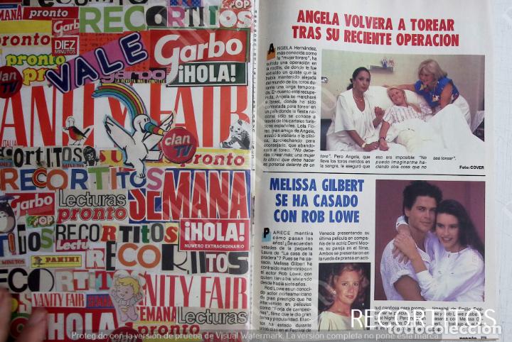 Coleccionismo de revistas y peri&oacute;dicos: LOLA FLORES ANGELA TORERA MELISSA GILBERT ROB LOWE
