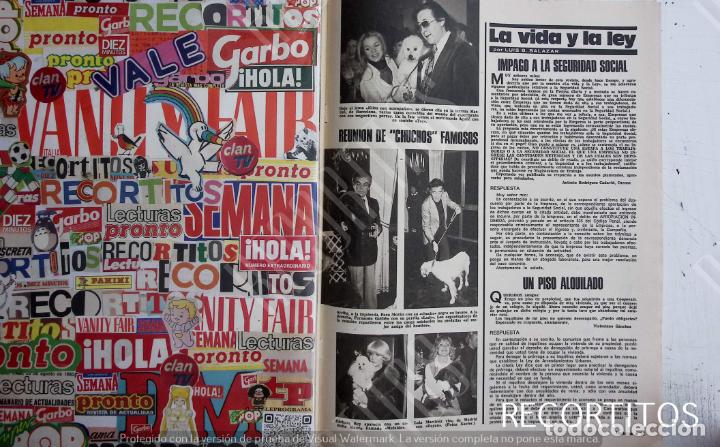 Coleccionismo de revistas y peri&oacute;dicos: luis aguile barbara rey lola martinez paco moran fernando guillen