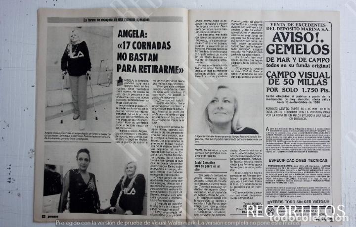 Coleccionismo de revistas y peri&oacute;dicos: angela la torera lola flores