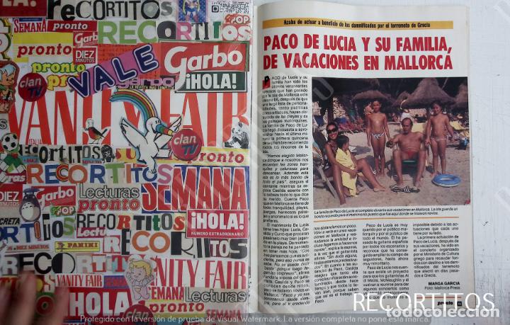 Coleccionismo de revistas y peri&oacute;dicos: paco de lucia
