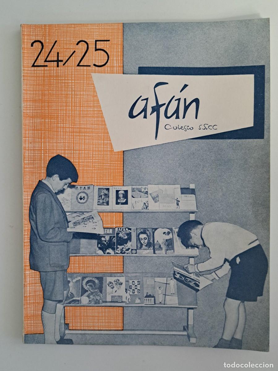 Coleccionismo de Revistas y Peri&oacute;dicos: ANTIGUA REVISTA COLEGIO DE LOS SAGRADOS CORAZONES MARTIN DE LOS HEROS 91 - AFAN N&ordm; 24 Y 25 - 1958 -