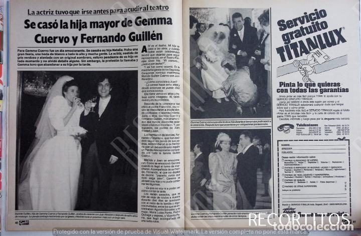 Collection Magazines and Newspapers: GEMMA CUERVO FERNANDO GUILLEN