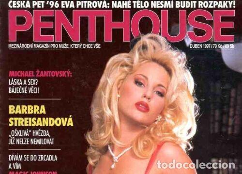 Coleccionismo de Revistas y Peri&oacute;dicos: PENTHOUSE 4-1997 Czech magazine LEXUS LOCKLEAR BARBRA STREISAND EVA PITROVA pet