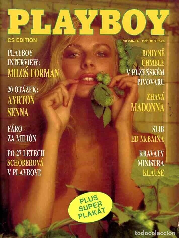 Coleccionismo de Revistas y Peri&oacute;dicos: PLAYBOY Czech 12-1991 magazine MADONNA promo MORGAN FOX DONNA EWIN