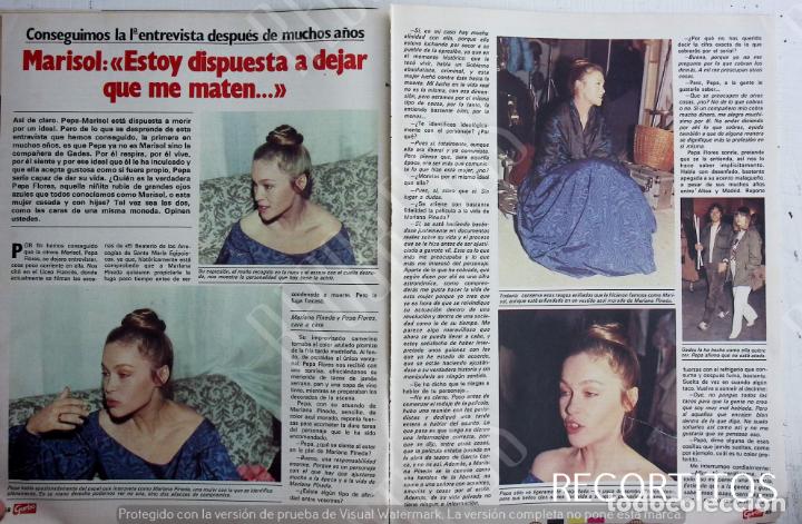 Coleccionismo de Revistas y Peri&oacute;dicos: PEPA FLORES MARISOL mariana pineda