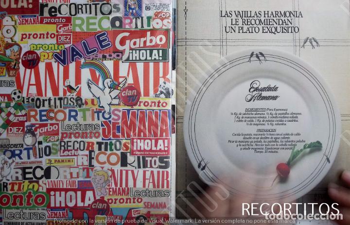 Coleccionismo de Revistas y Peri&oacute;dicos: vajillas harmonia anuncio publicidad