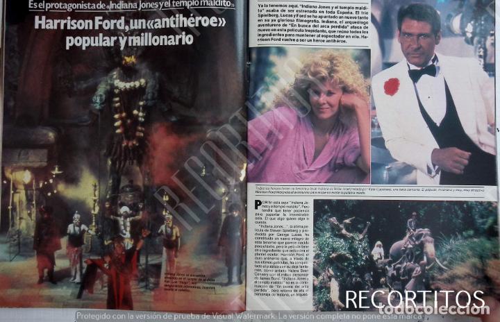Coleccionismo de Revistas y Peri&oacute;dicos: INDIANA JONES Y EL TEMPLO MALDITO harrison ford steven spielbergkate capshaw