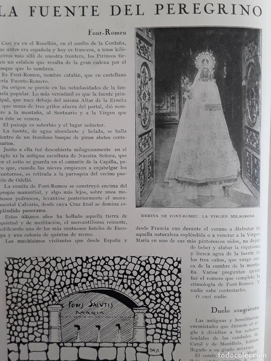 Collezionismo di Riviste e Giornali: FONT-ROMEU ERMITA CALVARIO ODEILLO PETI CAROL MONT-LOUIS REVISTA VIRGEN REVISTA A&Ntilde;O 1924