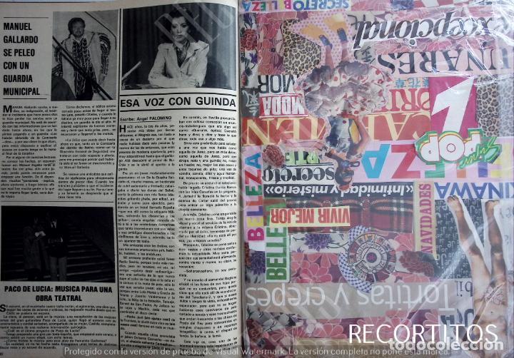 Coleccionismo de revistas y peri&oacute;dicos: cristina garcia ramos manuel gallardo paco de lucia