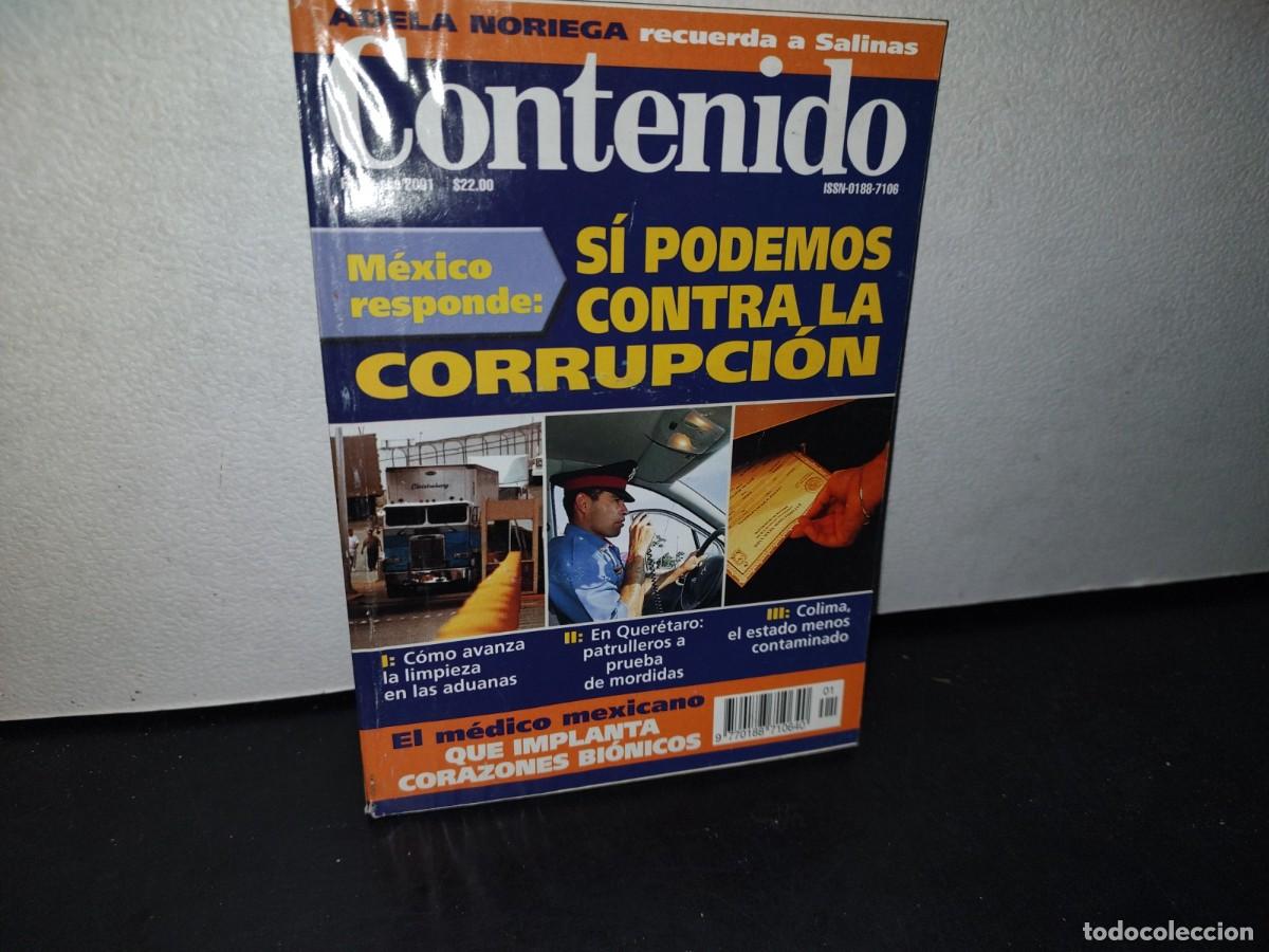 Collection Magazines and Newspapers: 166- REVISTA CONTENIDO. EL M&Eacute;DICO MEXICANO QUE IMPLANTA CORAZONES BI&Oacute;NICOS - FIN DE A&Ntilde;O 2001