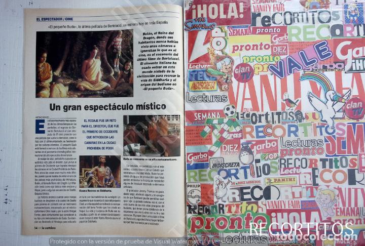 Coleccionismo de Revistas y Peri&oacute;dicos: KEANU REEVES bertolucci el peque&ntilde;o buda