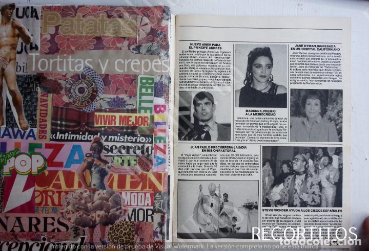 Coleccionismo de Revistas y Peri&oacute;dicos: JANE WYMAN ANGELA CHANING FALCON CREST madonna steve wonder