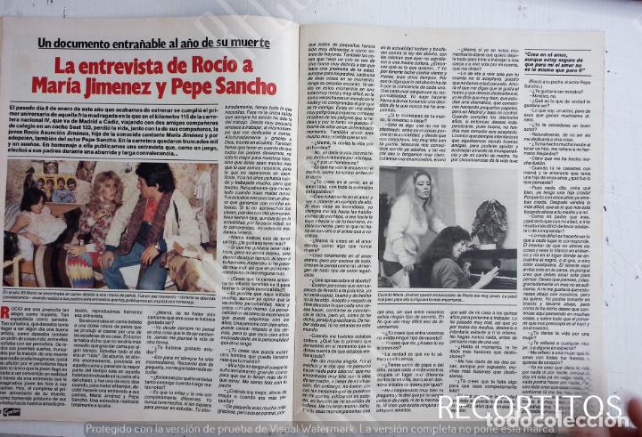 Coleccionismo de Revistas y Peri&oacute;dicos: maria jimenez pepe sancho rocio entrevista a su madre