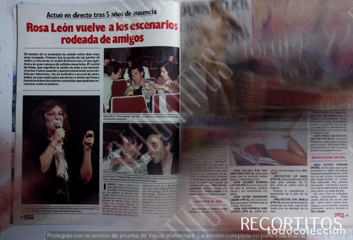 Coleccionismo de Revistas y Peri&oacute;dicos: rosa leon imanol arias miguel rios victor manuel pastoravega