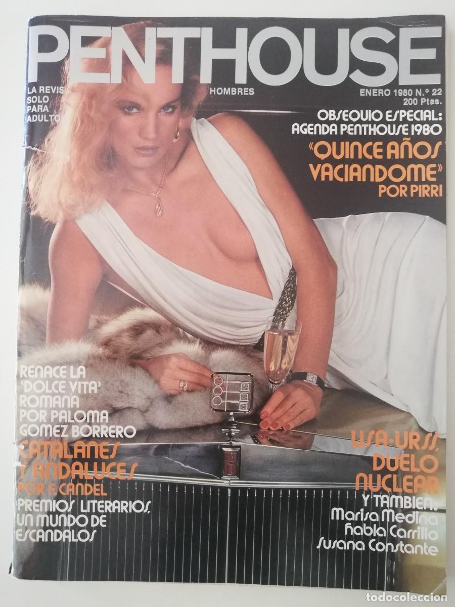Collectionnisme de Revues et Journaux: Revista PENTHOUSE n&ordm; 22 Marisa Medina Santiago Carrillo Terence Stamp &Oacute;scar Laser Pirri C&eacute;sar Lucas