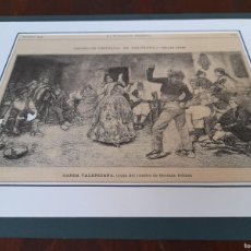 Coleccionismo de Revistas y Periódicos: ILUSTRACION DANZA VALENCIANA DE SADURNI, PUBLICADO EN LA REVISTA ILUSTRACION ARTISTICA 1888