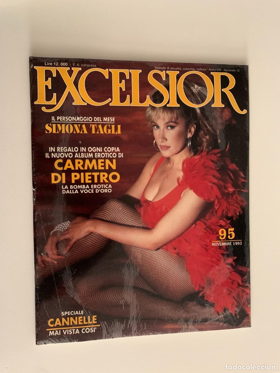 Coleccionismo de revistas y peri&oacute;dicos: EXCELSIOR N.95 + ALLEGATO NOVEMBRE 1993 SIMONA TAGLI PEGGY ANDERSON SEALED MAGAZINE
