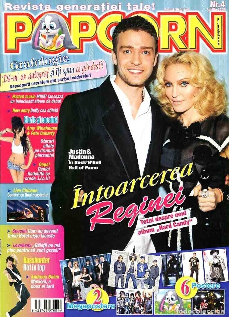 Coleccionismo de Revistas y Peri&oacute;dicos: MADONNA JUSTIN TIMBERLAKE TARA GALILOR DUFFY TOKIO HOTEL AYABIE Magazine