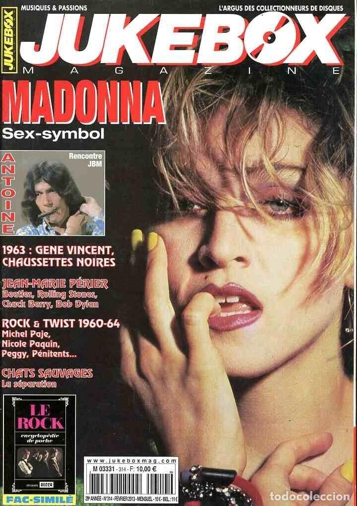 Coleccionismo de Revistas y Peri&oacute;dicos: MADONNA promo DALIDA RONNIE BIRD ROLLING STONES French JukeBox Magazine