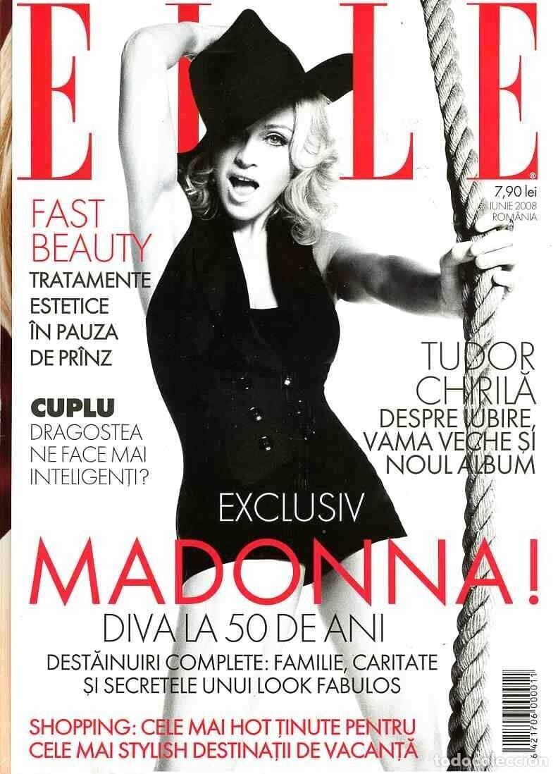 Coleccionismo de Revistas y Peri&oacute;dicos: MADONNA promo TARA GALILOR DUFFY SALVADOR DALI roumanian ELLE fashion Magazine