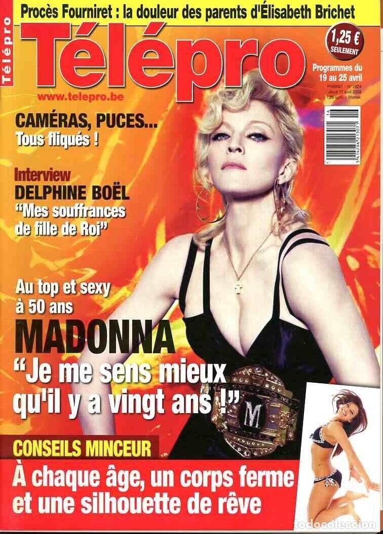 Coleccionismo de Revistas y Peri&oacute;dicos: MADONNA promo Tour FRANCIS GABREL french belgian Magazine