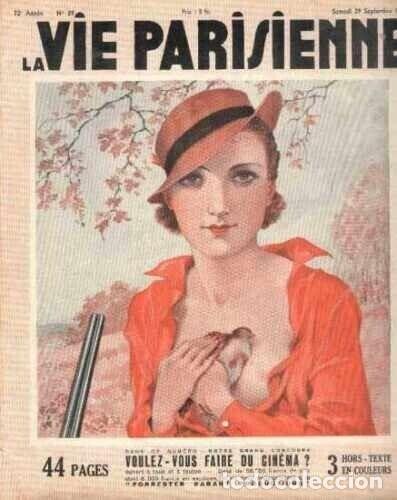 Coleccionismo de Revistas y Peri&oacute;dicos: LA VIE PARISIENNE 34 curiosa Pinup BOSCH FOURNIER ART DECO TRUBERT VALLEE chasse