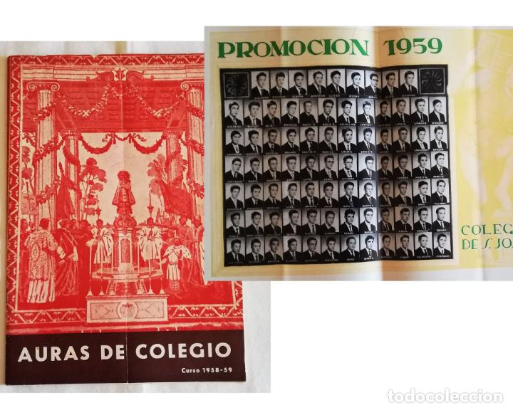 Colecionismo de Revistas e Jornais: ANTIGUA REVISTA AURAS: COLEGIO SAN JOS&Eacute; PADRES JESU&Iacute;TAS VALENCIA. ANUARIO CURSO 1958-1959