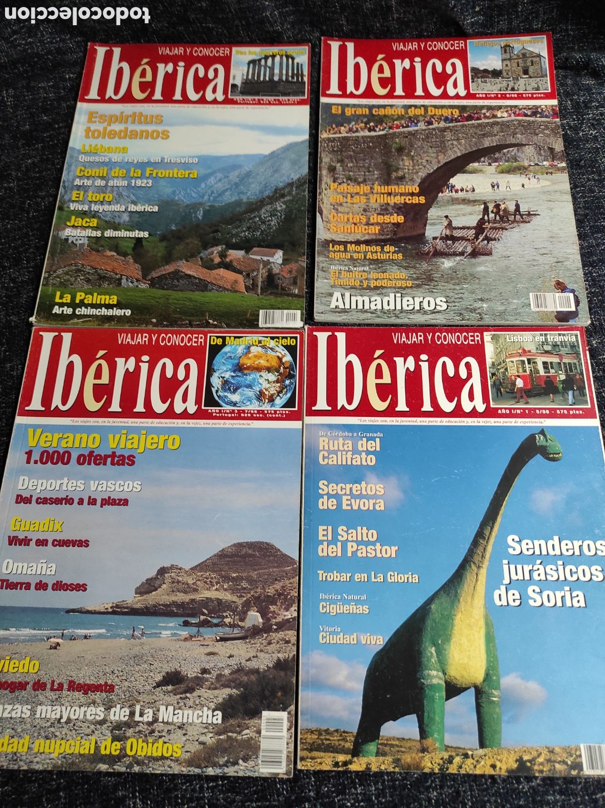 Collection Magazines and Newspapers: REVISTA VIAJAR Y CONOCER IBERICA -LOTE 4 EJEMPLARES A&Ntilde;O 1988