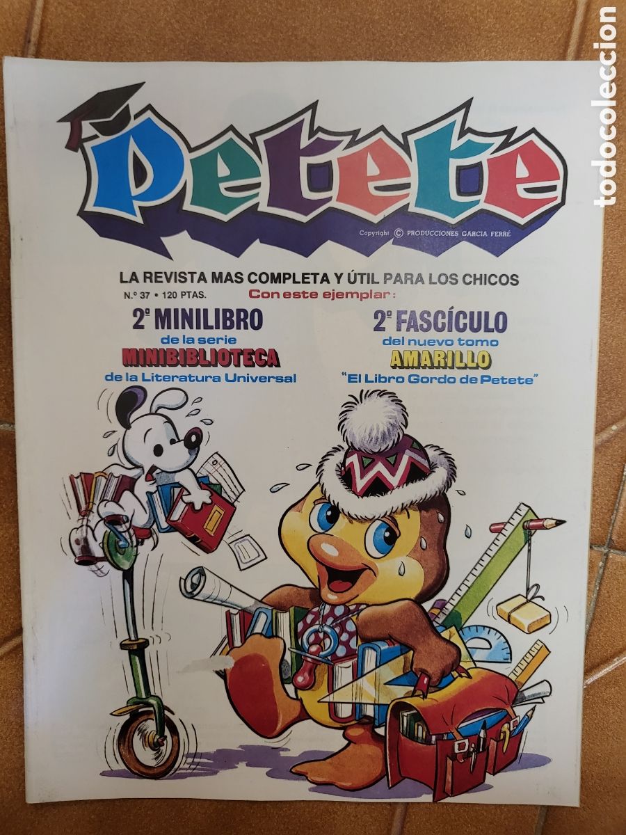 Coleccionismo de Revistas y Peri&oacute;dicos: PETETE n&ordm; 37 - La revista m&aacute;s completa y &uacute;til para los chicos