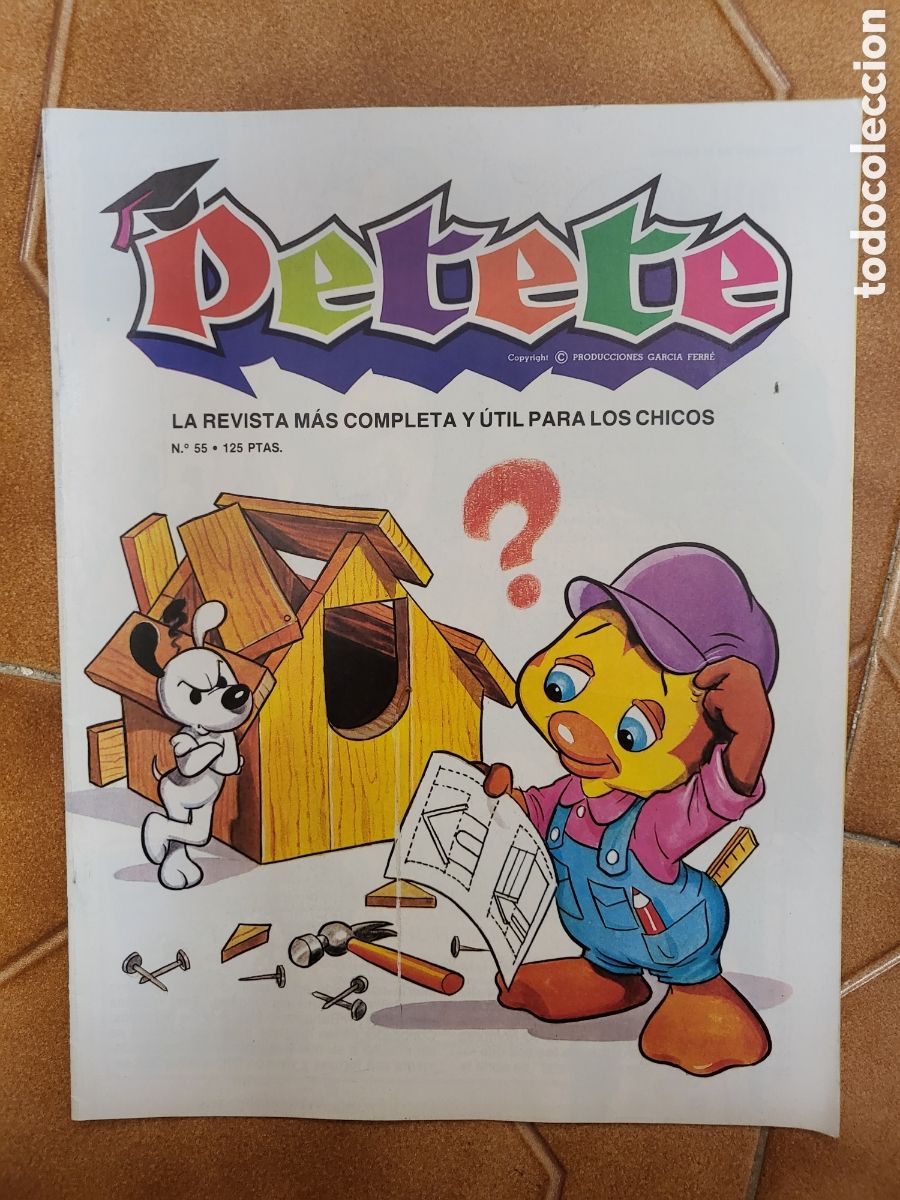 Coleccionismo de Revistas y Peri&oacute;dicos: PETETE n&ordm; 55 - La revista m&aacute;s completa y &uacute;til para los chicos
