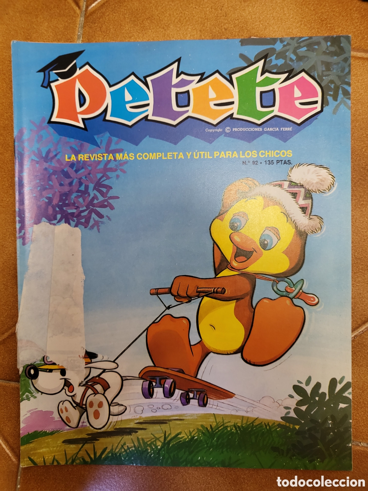 Coleccionismo de Revistas y Peri&oacute;dicos: PETETE n&ordm; 92 - La revista m&aacute;s completa y &uacute;til para los chicos