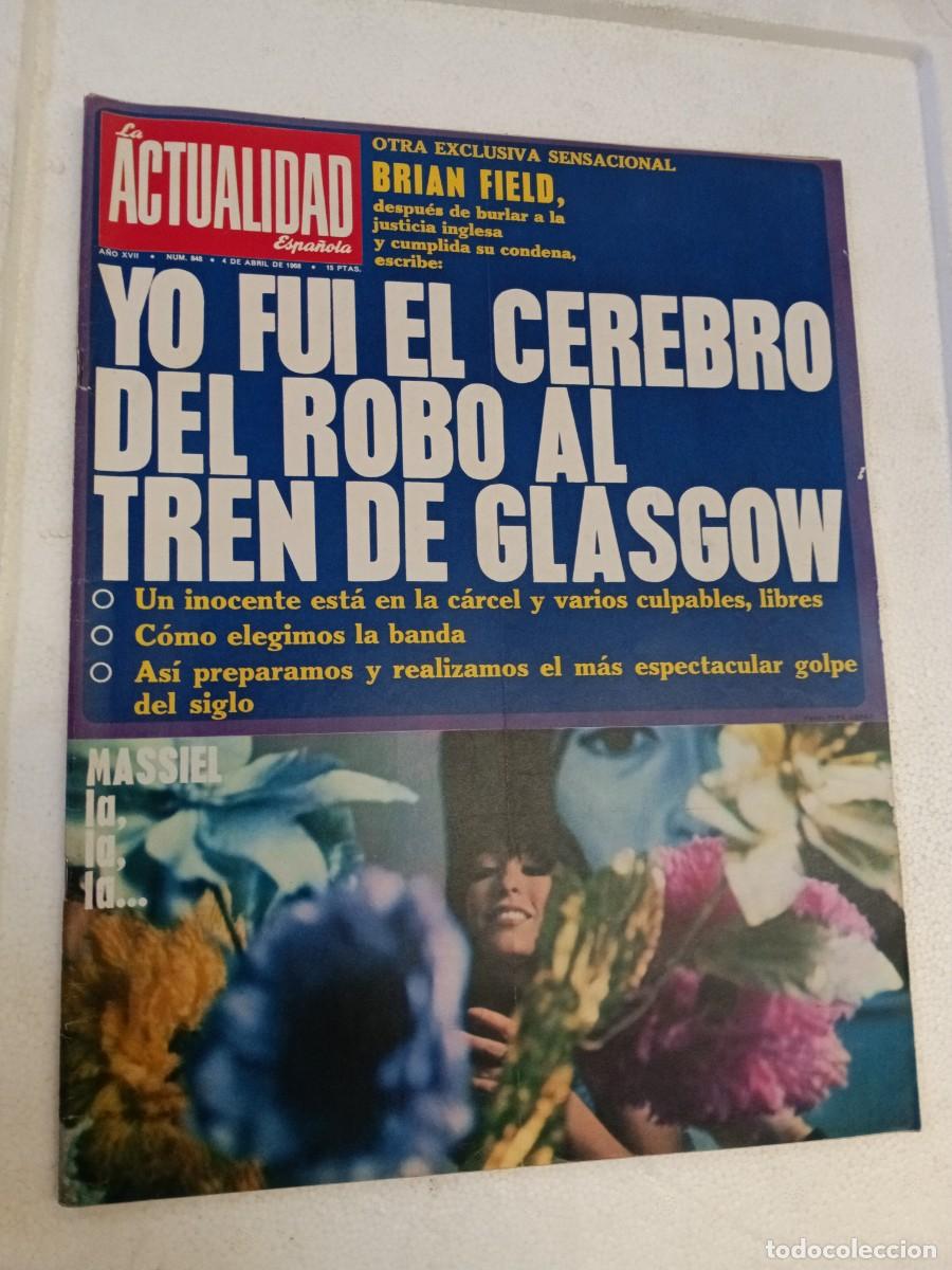 Coleccionismo de Revistas y Peri&oacute;dicos: LA ACTUALIDAD ESPA&Ntilde;OLA. N&deg; 848. A&Ntilde;O 1968. MASSIEL